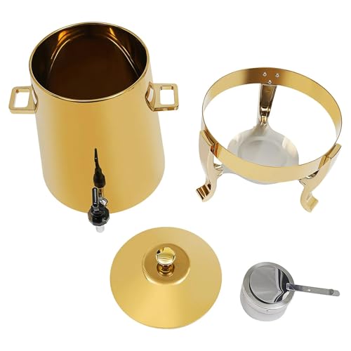 Urne à café grand format, distributeur de boisson chaude avec robinet et inox - 8