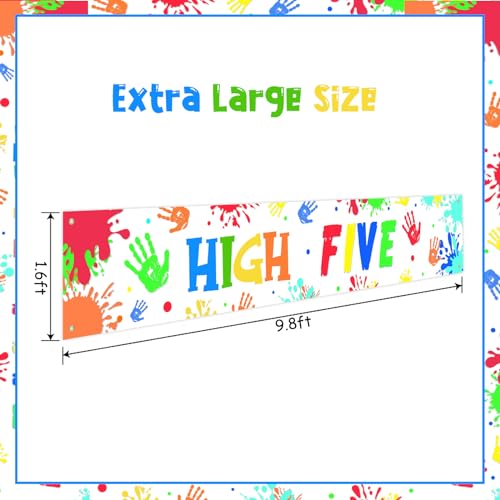 Décorations de fête Hi Five pour anniversaire de 5 ans sans stress d'installation