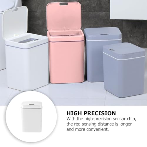Caneca de basura automática con sensor 16l blanca miniatura 7
