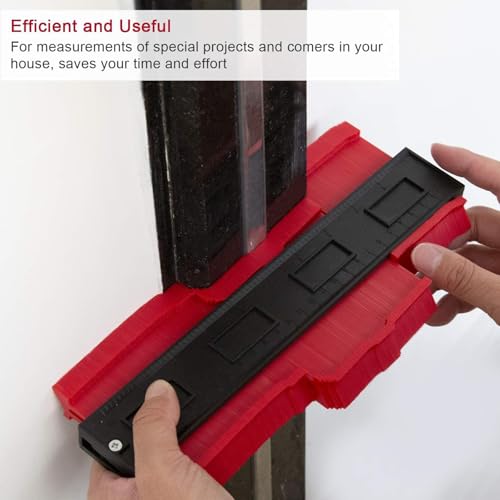 10 Inch Contour Gauge, Adjustable Multifunctional Shape Profiler, Contour Ruler, Tile Laminating Tool, Irregular Welding, Woodworking and Construction, Precision Measuring Tool 5 10 Inch Contour Gauge, Adjustable Multifunctional Shape Profiler, Contour Ruler, Tile Laminating Tool, Irregular Welding, Woodworking and Construction, Precision Measuring Tool - Image 5