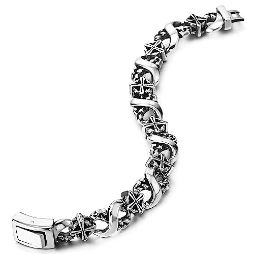 Pulsera Infinity Número 8 para Hombre en Acero Inoxidable miniatura 5