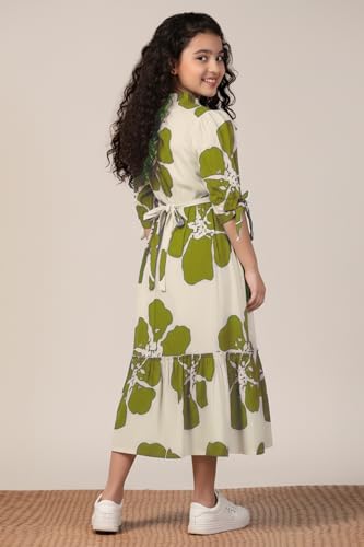 Image of Fashion Dream Girl's Rayon Floral Printed Dress|Girls Dress|Western Dress|Casual Wear