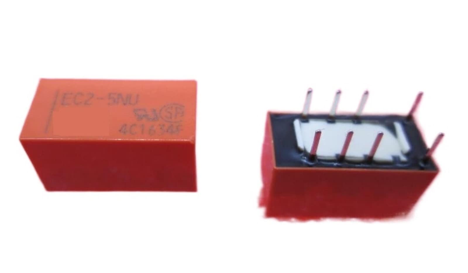 Relé EC2-5NU de 5VDC y 8 pines componente electrónico para circuito 2