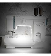 Uonlytech 2M Sewing Machine Strip Light, USB 6500K Self- Adhesive Light Strip White Light Strip S...