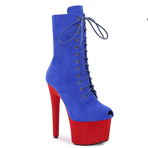 Bottines à lacets d'une hauteur vertigineuse de 17cm au design avant-garde
