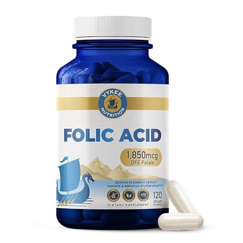 Vykee Nutrition Folic Acid Capsules 1 850 mcg DFE