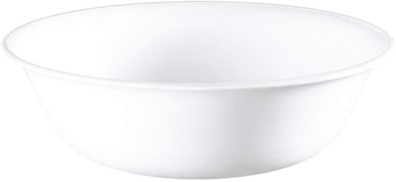 Corelle Vitrelle 6-Piece Soup/Cereal Bowl Set Triple Layer Glass and Chip Resistant, 18-Oz Lightweight Round Bowls, Winter Frost White - Image 6