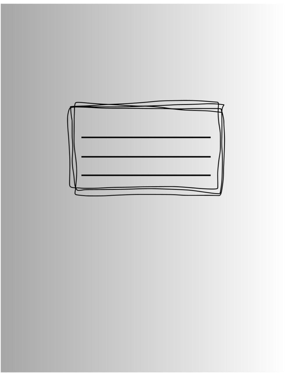 PAPER NOTEBOOK, College, with Lines, color gray