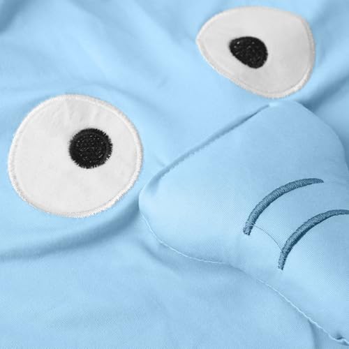 wodceeke Mens Funny Elephant Pajama Shorts Big Nose and Ears Novelty Animal Sleep Shorts Press Sound PJ Bottoms4