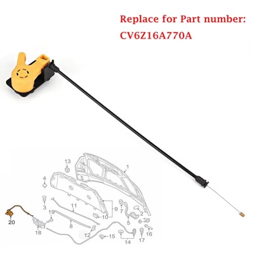Câble de déverrouillage de capot Focus 2012-2018 CV6Z16A770A