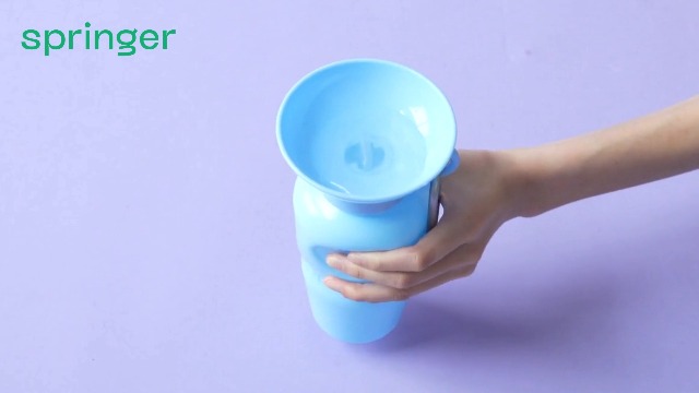 Springer Dog Travel Water Bottle | As Seen on Shark Tank | Patented, Leak-Proof, Portable Water Bottle for Dogs | BPA… - Image 7