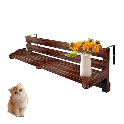 Table d'appoint pliante extérieure étroite support de pot de fleur suspendu - 2