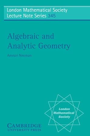 Algebraic and Analytic Geometry: 345 book cover