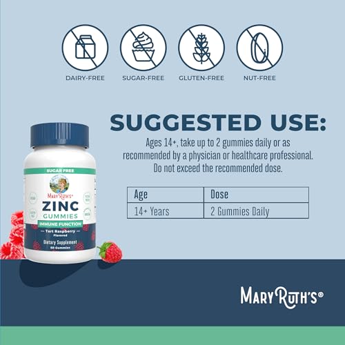 MaryRuth Organics Zinc Gummies | Zinc Supplements | Immune Support Supplement | Essential Mineral | Pectin Based | Overall Health & Wellness | Ages 14 & Up | Vegan | Non GMO | 30 Servings - Image 4