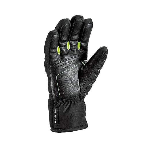 Leki Kinder WCR Team 3D Skihandschuhe in Schwarz-Ice