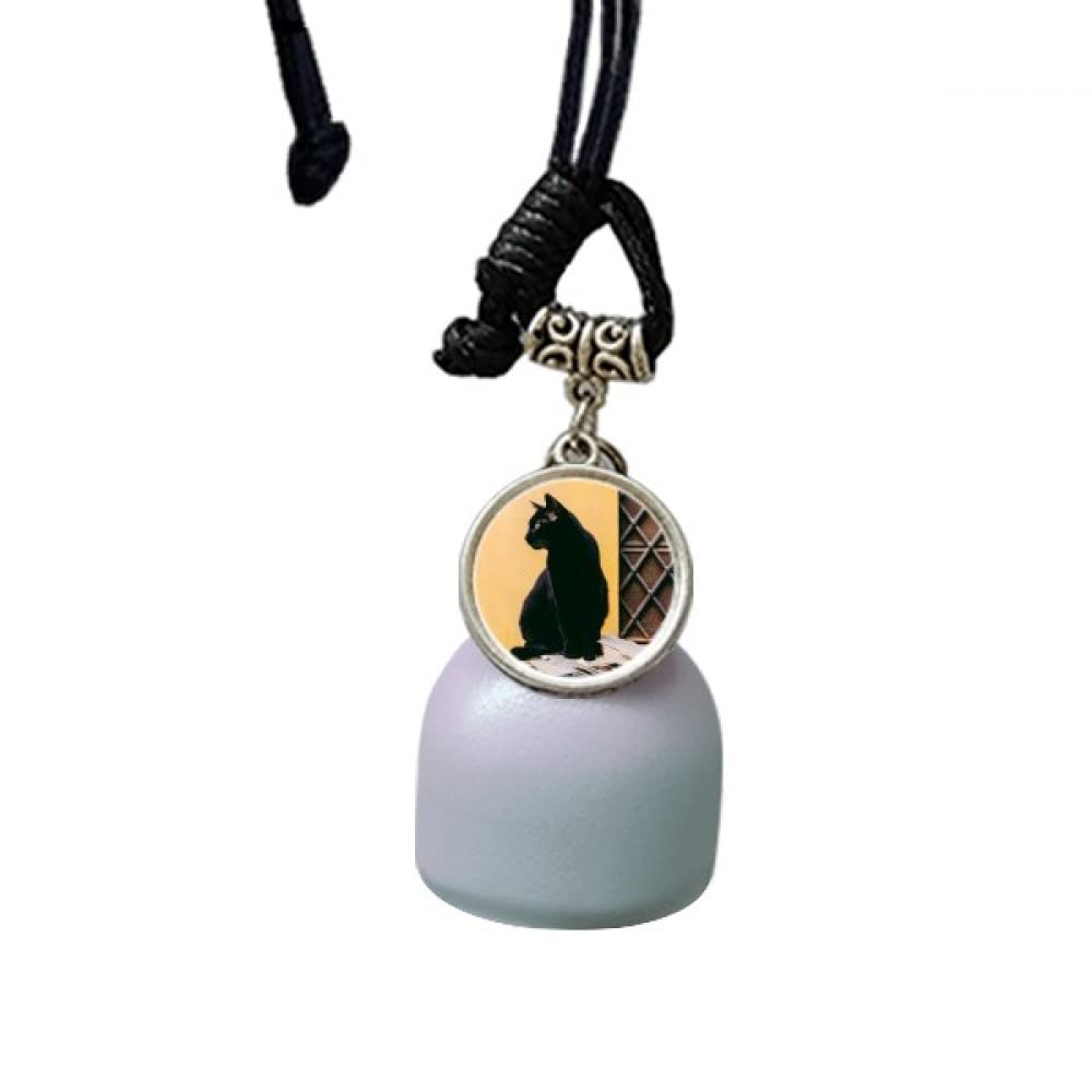 Gato negro campana de viento el regalo ideal para los amantes de mascotas