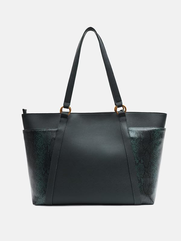Image of Kazo Karl Tote | Premium Faux Leather Handbag for Women | Minimalist Structured Shopper for Work & Transit