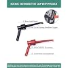 Mini Grabber Test Clip with 2MM Banana Jack, 2 PCS Multimeter Test Lead Hooks Clips Push on Test Probe Electronic Testing IC Grabber