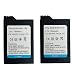 TFSeven 2Pcs High Capacity Rechargeable Lithium Ion Replacement Battery Compatible for Sony Playstation Lite PSP1000 Series PSP-110
