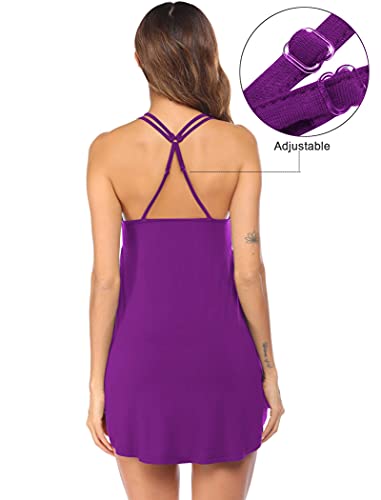 Ekouaer-Nightgown-Sexy-Sleepwear-for-Women-Chemise-Sleeveless-Full-Slip-Babydoll-Lounge-Dress-V-Neck-Lingerie-S-XXL Ekouaer-Nightgown-Sexy-Sleepwear-for-Women-Chemise-Sleeveless-Full-Slip-Babydoll-Lounge-Dress-V-Neck-Lingerie-S-XXL
