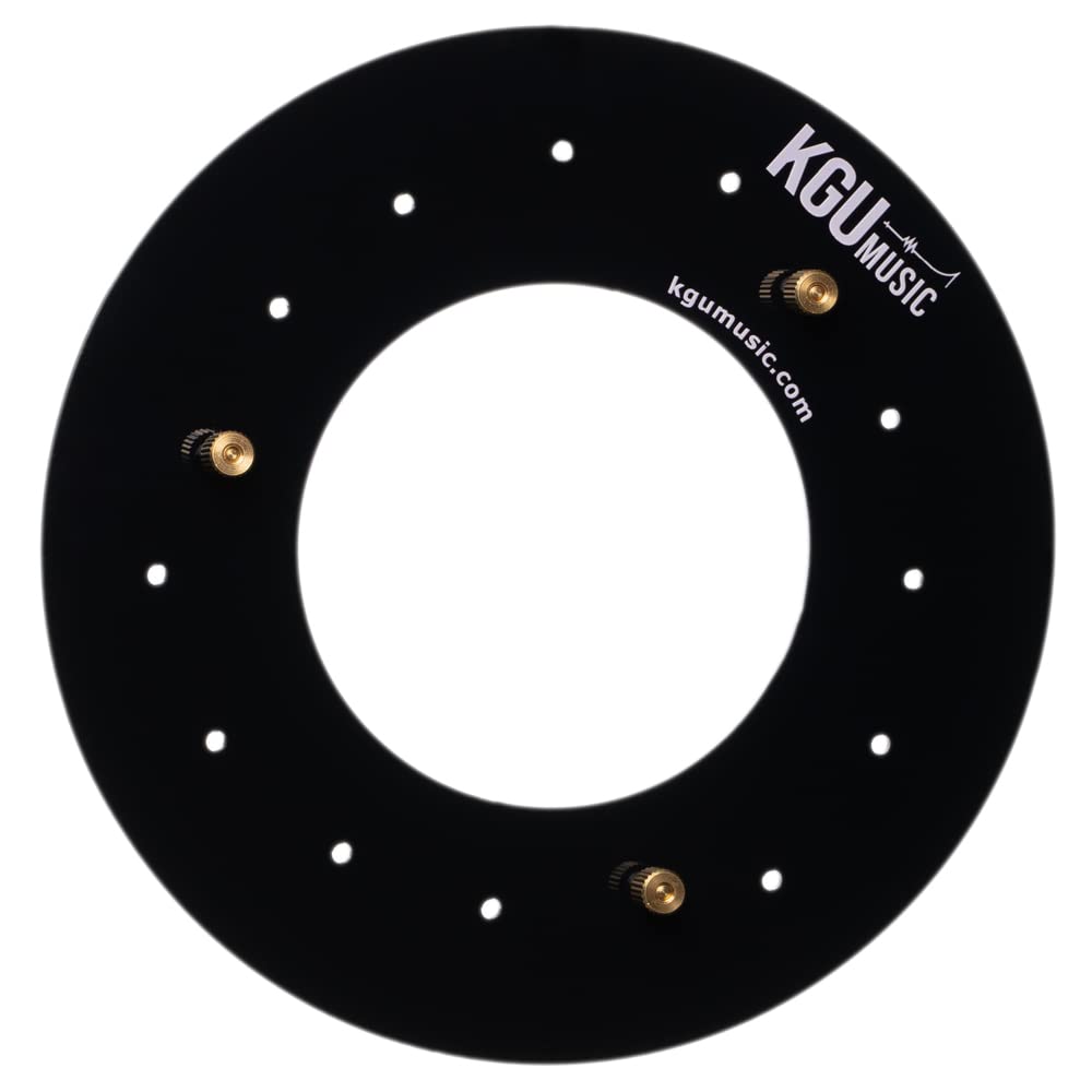 Deflektor KGUBrass für Trompeten, Posaunen, Bassposaunen, Flügelhörner, Trompetenspiegel, Acryl-Deflektor für Horn (Trompete, schwarz)