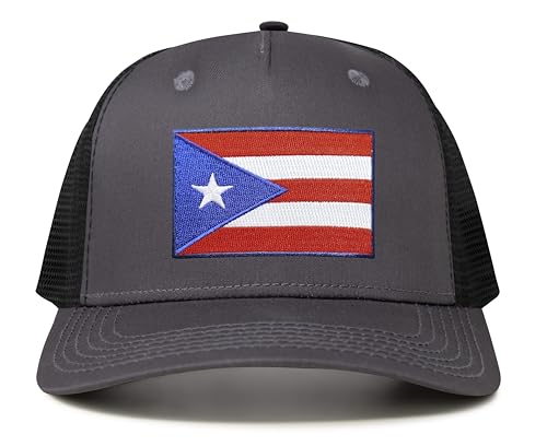 Image of International Tie State Hat for Men and Women, Adjustable Snapback Trucker Baseball Cap with Embroidered Patch