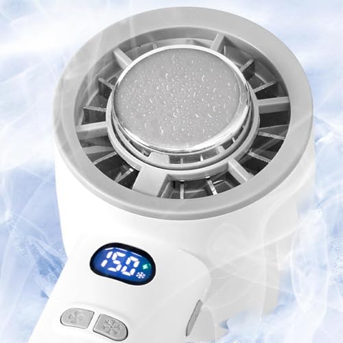 Ventilador de mano portátil recargable para camping y excursiones al aire libre 6