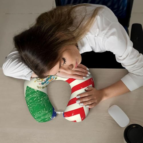 Almohada de Cuello con Estampado Bandera Mexicana miniatura 7