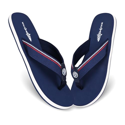 Image of Aqua Fin Slides for Men | EVA Slippers for Men | House Slipper | Lightweight EVA Slip-On Slippers | Casual Water-Friendly Footwear for Beach, Bathroom & Daily Use | Soft Cushioned Footbed...