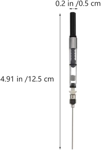 Miniatura 5 de Convertidor de pluma estilográfica, pluma estilográfica, relleno de tinta, punta extraíble, convertidor de resorte, herramienta de escritura