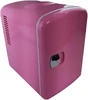 Mini Geladeira Portátil Rosa 4,5 Litros Trivolt 110/220/12 V