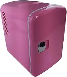 Mini Geladeira Portátil Rosa 4,5 Litros Trivolt 110/220/12 V