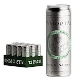 INMORTAL - Bebida suero rehidratante natural para deportistas en lata - 12 pack natural 355 ml c/una, bebida inmortal quita...