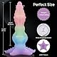 Wildolo Fantasy Silikon-Dildo, 9,84 Zoll Knotendildo mit Seestern-Saugnapf, im Dunkeln leuchtender Silikon-Dildo für Männer, Frauen und Paare