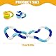BIRLOZA 2 Stück Tangle Fidget Toys Stressabbau Twister Spielzeug Stimulieren und Still für Kinder und Erwachsene