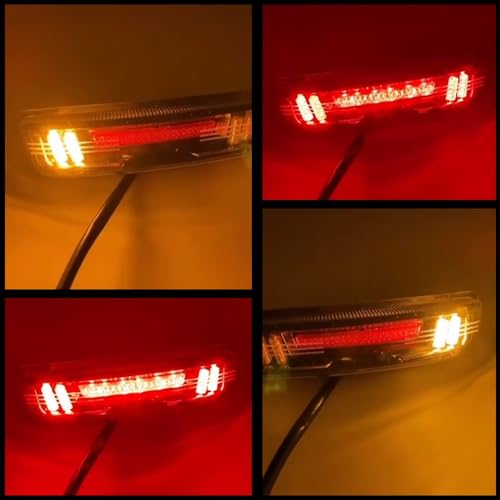 Faro trasero de moto de 12V para rutas nocturnas seguras en ciudad 6