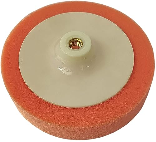 Image of Inditrust New 6 inch inch 150mm M-14 Thread Auto Car Detailing Polishing Pads Sponge Buffing Waxing Pad Wheel for Car Polisher Buffer Orange Pad Car Styling Vehicle Polisher