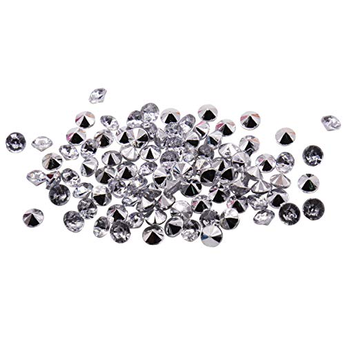 HCTX 4.2mm 1/3 Carat 10000PCS Clear Crystal Acrylic Diamond Vase Fillers Beads