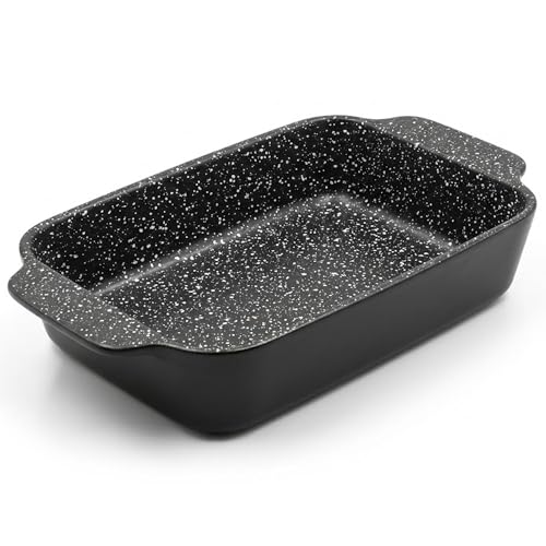 Chabrias Ltd 31cm Deep Non-Stick Ceramic Roasting Dish Medium 3.4L 31 x 19 x 7cm - Double Non-Stick Coated Baking Dish, Casserole & Lasagne Dish, Rectangular Oven Tray 250°C Scratch-Resistant Roasting