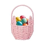 Usage Polyvalent au Quotidien : Bien plus qu'une simple décoration de Pâques, ce panier est parfait pour une multitude d'usages. Idéal comme corbeille à fruits dans la cuisine, pour ranger du pain, ou comme panier d'achat léger pour les marchés. Il s'adapte à tous vos besoins quotidiens.