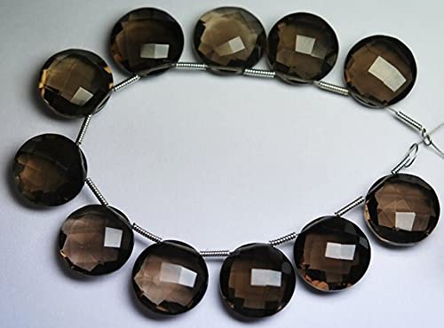 Quartz fumé 16mm en briolettes de forme pièce pour façonner un bijou unique à offrir