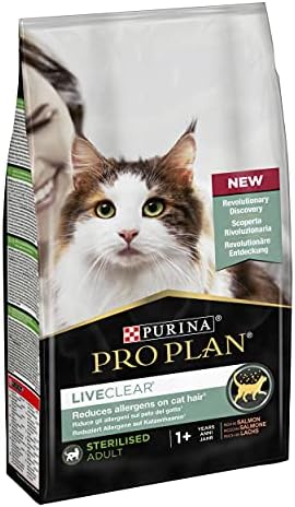 Purina PRO PLAN LiveClear Sterilised Adult | 1,4 kg | Alimento Completo para Gatos | con salmón
