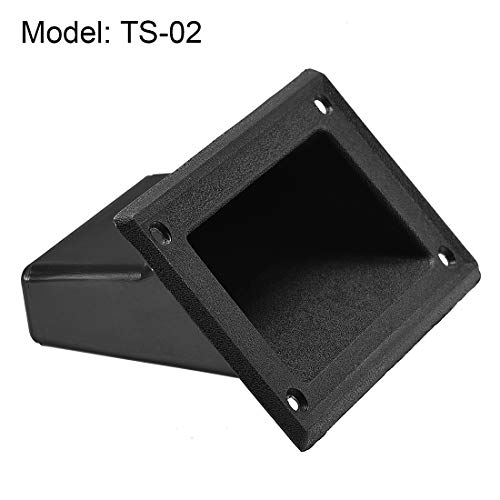 Uxcell Recessed Speaker Handle Grasp Pocket Style Plastic Handles Holder 5.2'' Length Fit For Pa/Dj Speaker Cabinet Box 2Pcs #TOP4