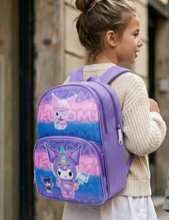 Image of Stylbase 15 Inch 3D Cartoon School Bag for Boys & Girls | Waterproof Lightweight Polyester Kids Backpack with Bottle Pocket | Ideal School Bags for Kids Nursery, LKGClass (3-5 Years)