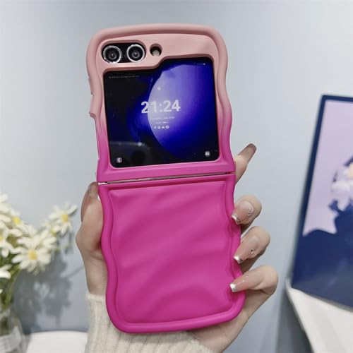 Coque Samsung Z Flip 5 antichoc TPU souple rose dégradé