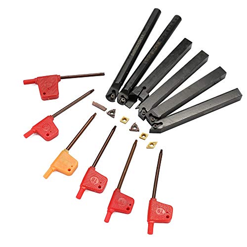 Herramientas torneado madera carburo paquete 6 piezas miniatura 6