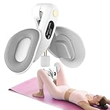 Thigh Trainer Kegel Exerciser 15-35lbs Adjustable Resistance, Pelvic Floor Trainer, Kegel Trainer for Postpartum Rehabilitation, Trimmer Inner Thigh, Thigh Toner Workout (Grey)