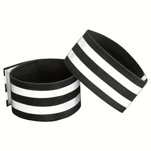 Nuqsx Reflective Bands 30Pack Cycling Strap with Reflective Stripes Heavy-Duty