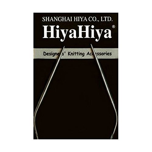 Woolybaabaa Hiya-Hiya 12 Inch (30 cm) Circular Stainless Steel Knitting Needles