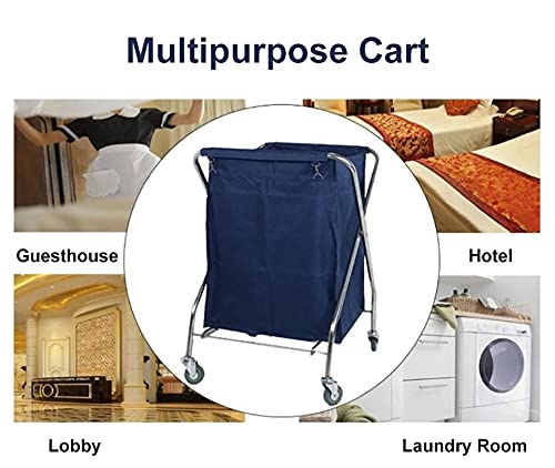 Carrito plegable para ropa con ruedas resistentes miniatura 5